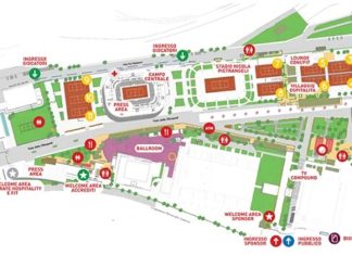 internazionali tennis mappa