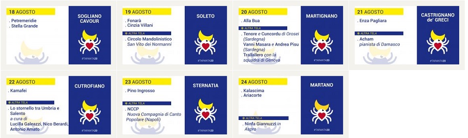 La Notte della Taranta 2017, il Festival del Salento compie 20 anni. Le date, le tappe, gli eventi.