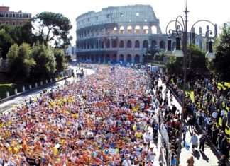 maratona di roma 100tour